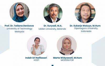 Undip’s Master of Literature Holds Visiting Professor in a Public Lecture with the Theme “Nusantara Literature and Culture as the Capital of Indonesia and Asia in the Contemporary Era”